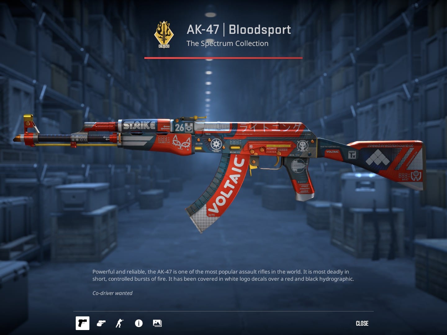 Main Rifle Skins: BetBoom