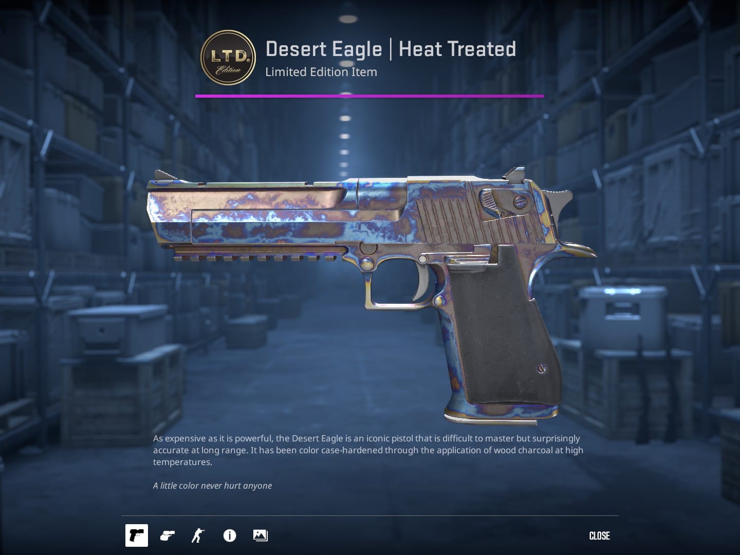 CS2 Skin Families: Heat Treated