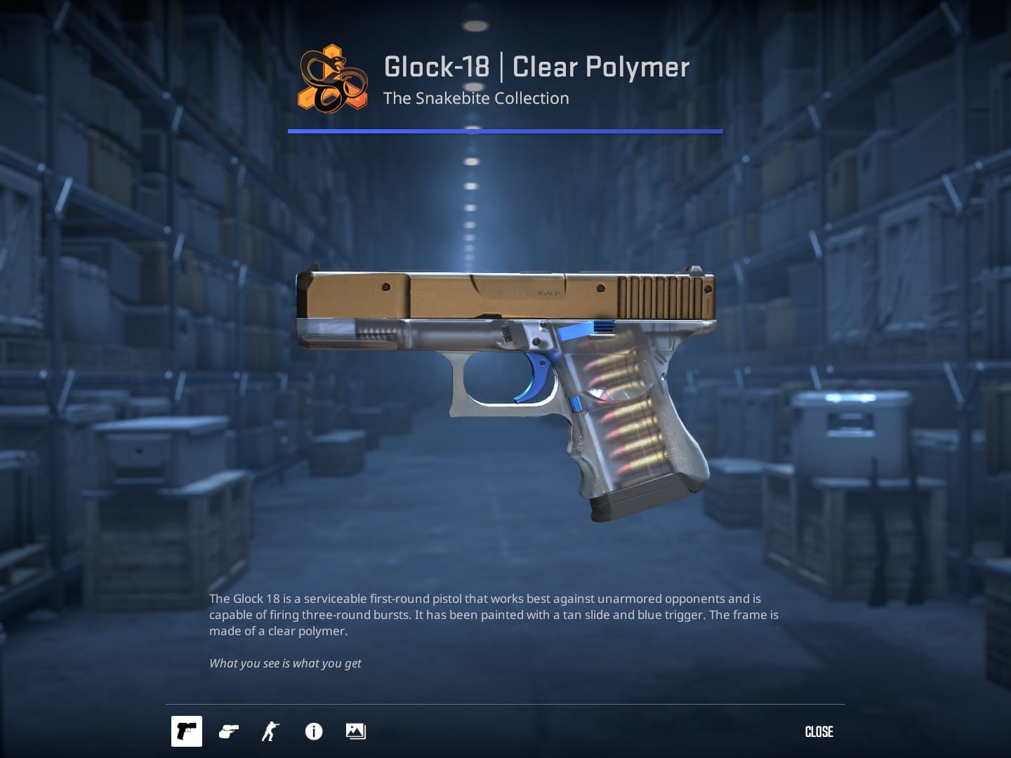 CS2 Skin Families: Clear Polymer