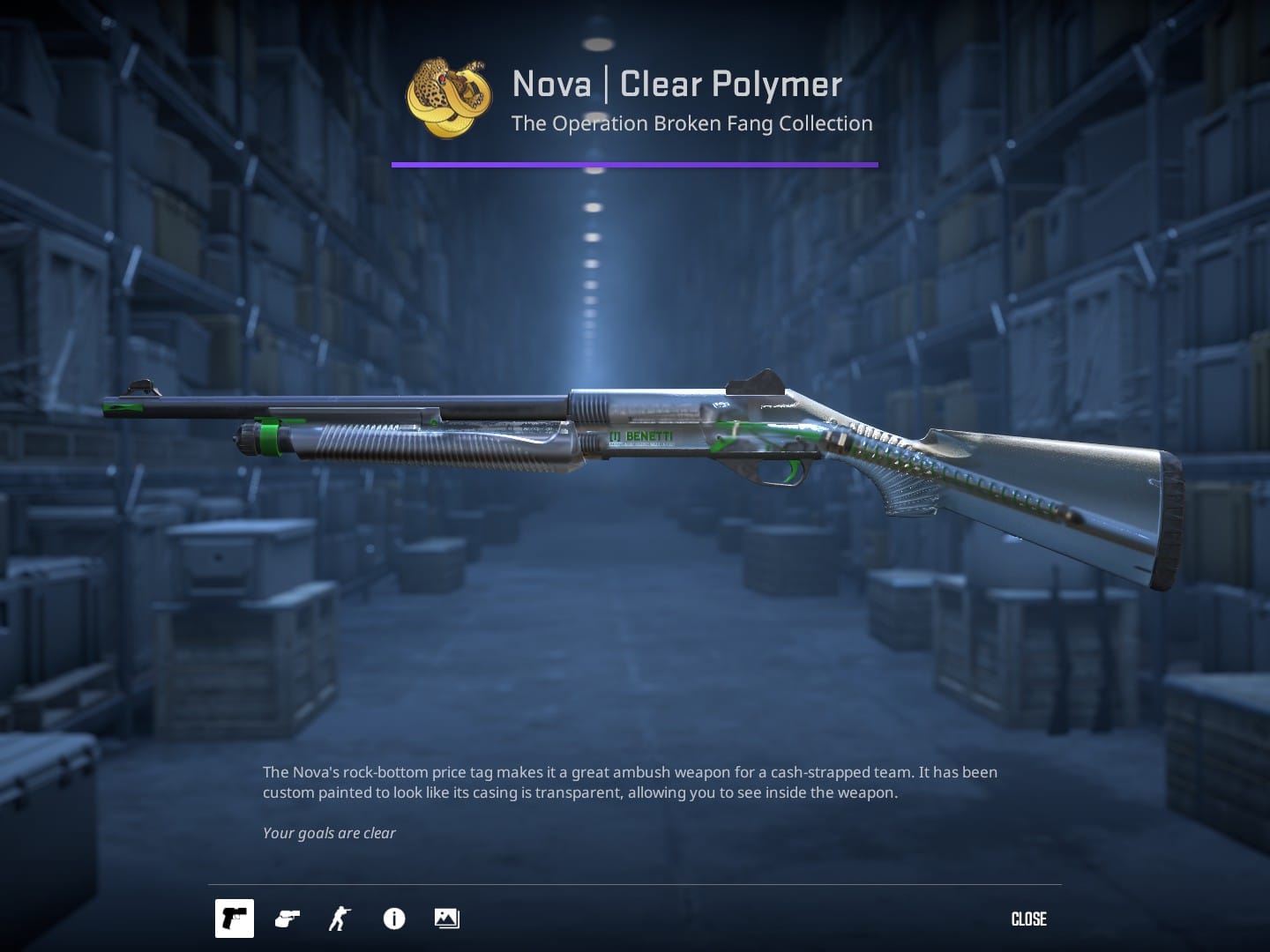 CS2 Skin Families: Clear Polymer