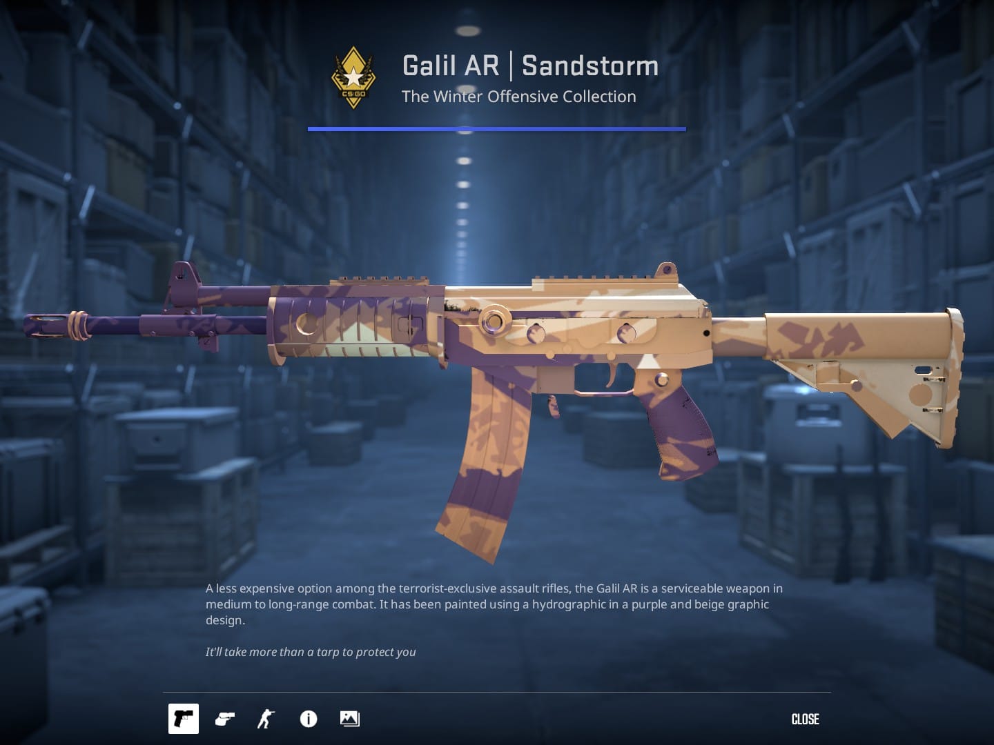 CS2 Skin Families: Sandstorm