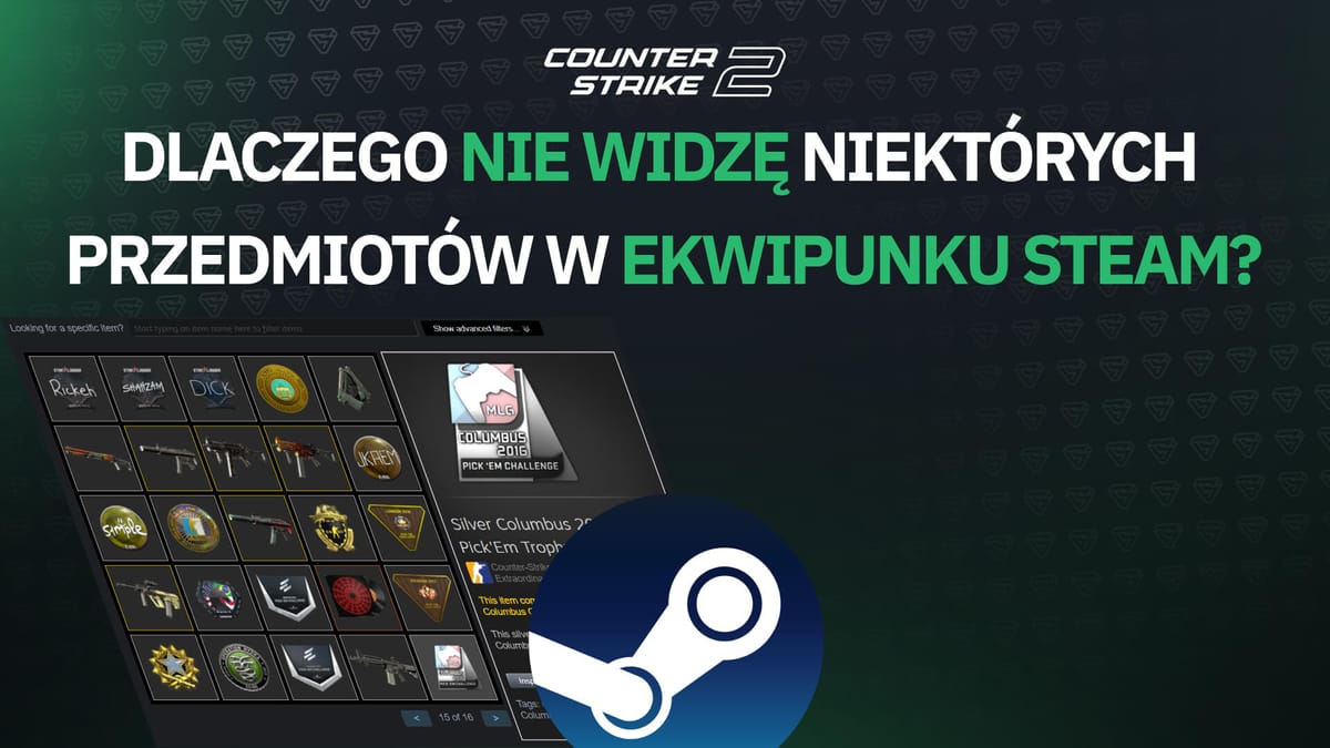 [PL] Dlaczego nie widzę niektórych przedmiotów w ekwipunku Steam?