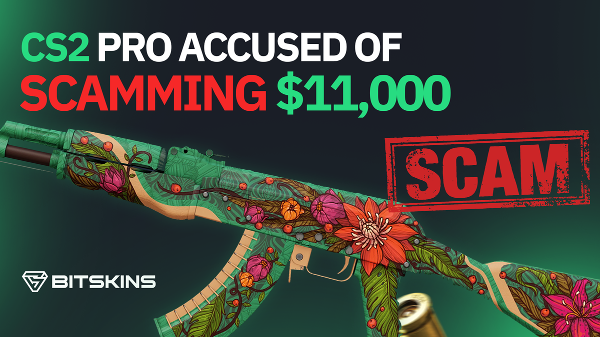 CS2 Pro Accused of Scamming $11,000 Worth of Skins