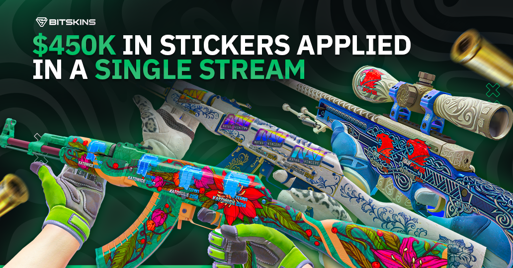 $450k in stickers applied in a single stream