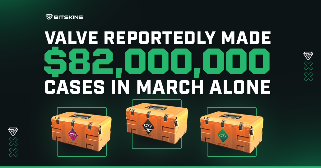 Valve Made $82 Million From CS2 Cases in March 2025 Alone