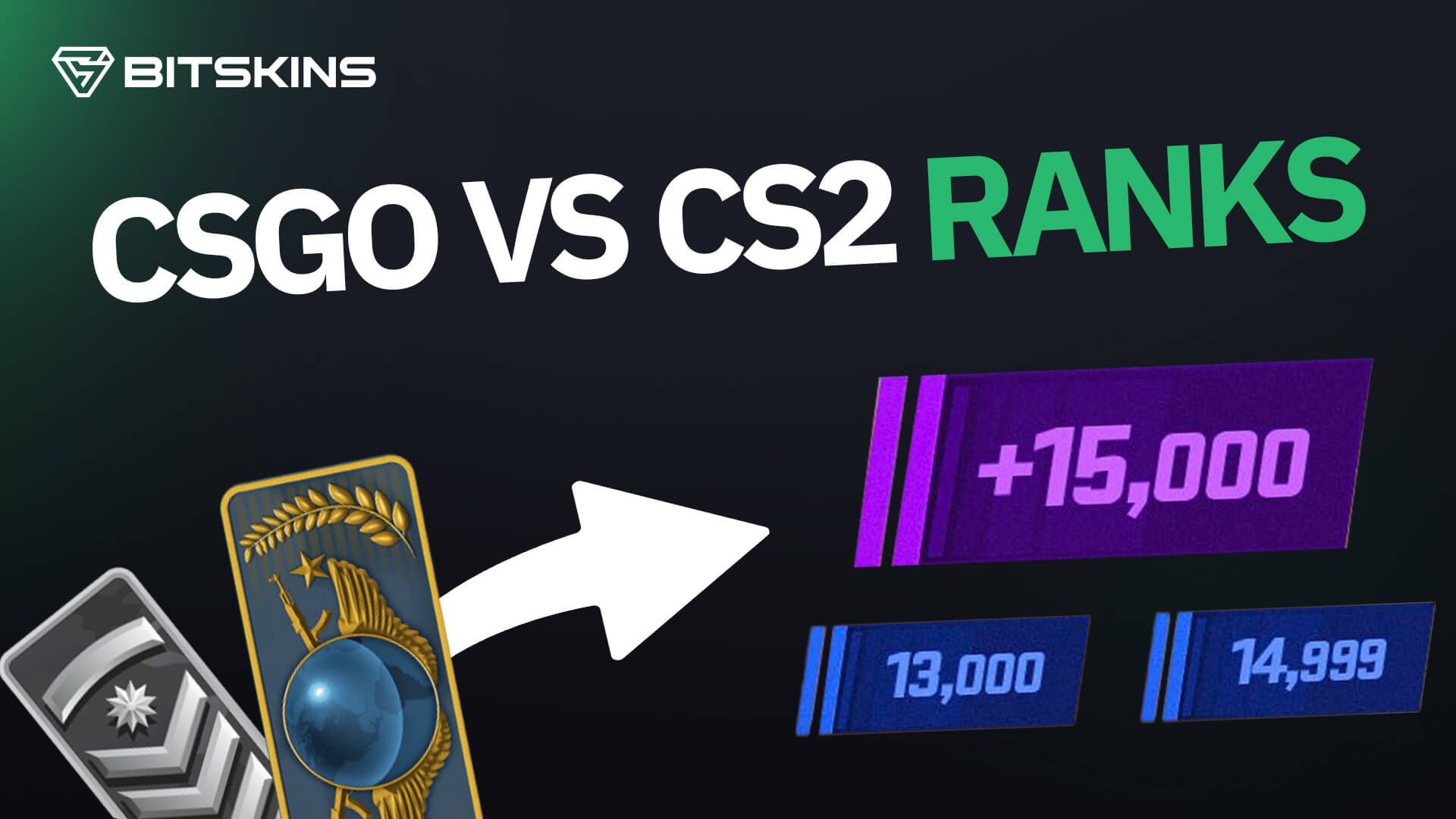 CS2 vs CS:GO Ranks