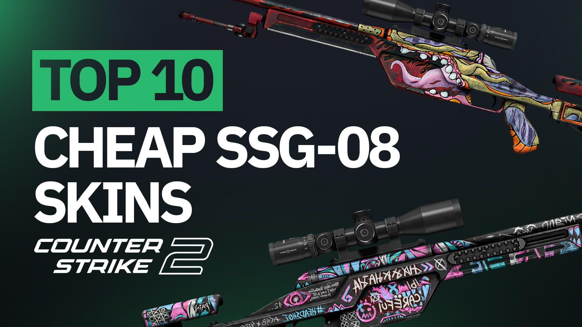 Top 10 Cheap SSG-08 Skins