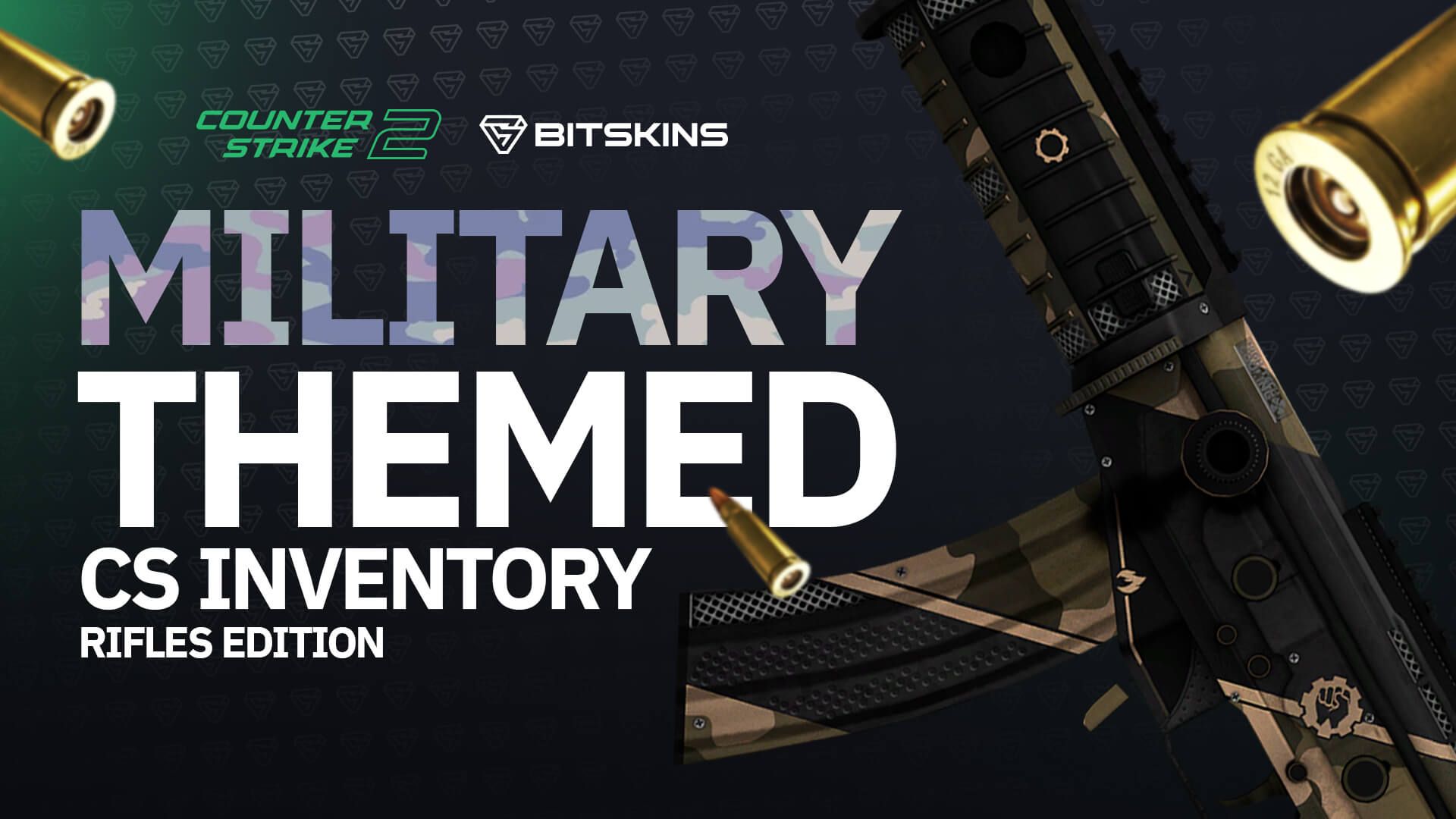 Military-Themed CS2 Inventory: Rifles Edition