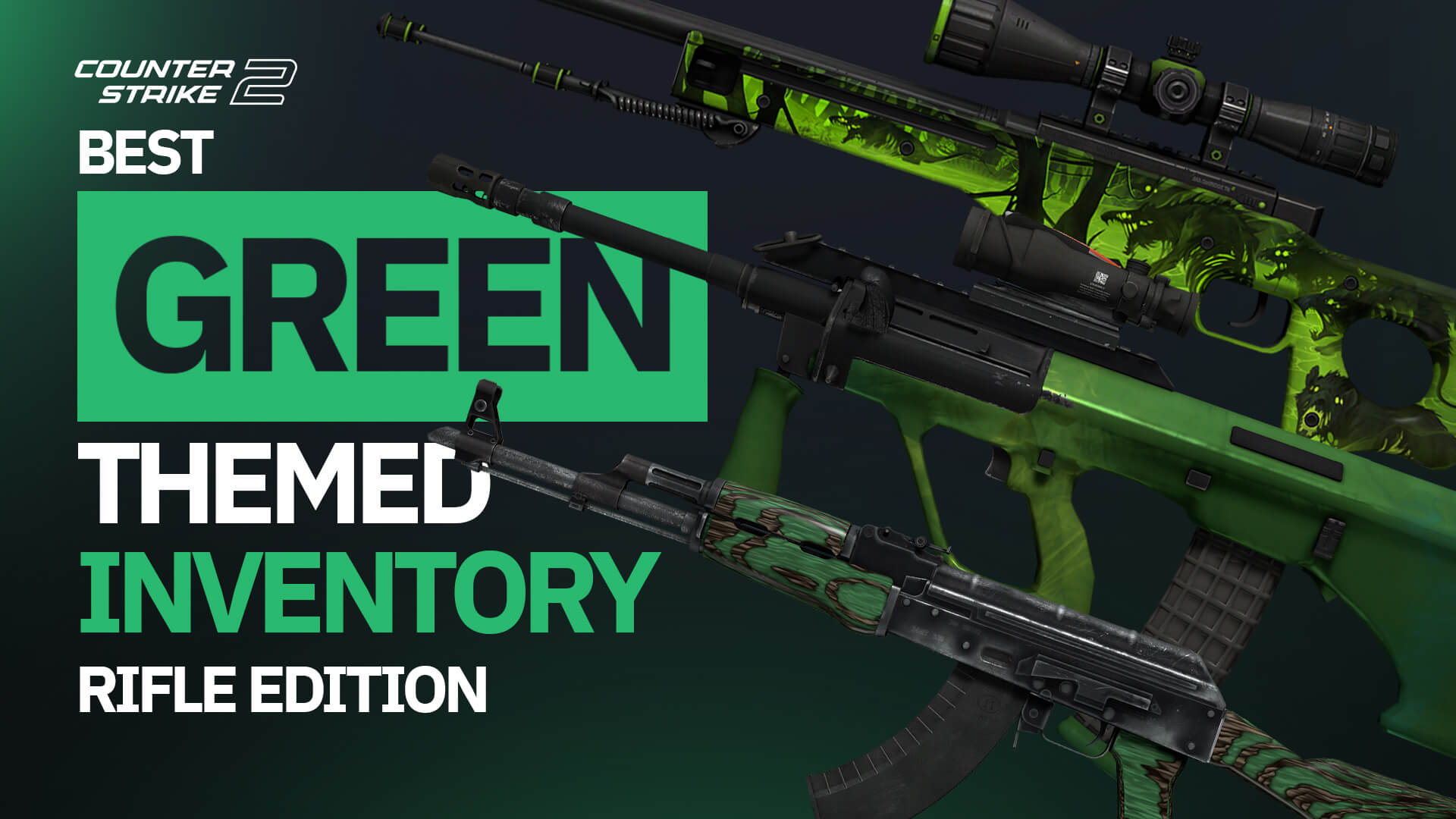 Best Green-Themed Inventory: Rifles Edition!