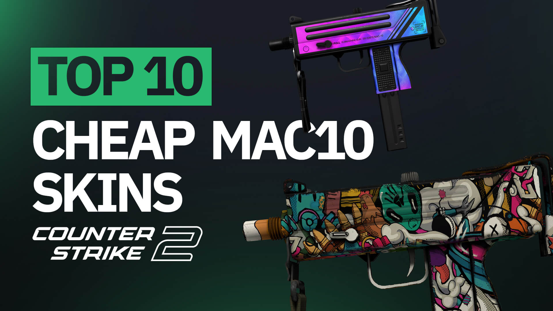 Top 10 Best Cheap MAC-10 Skins in CS2