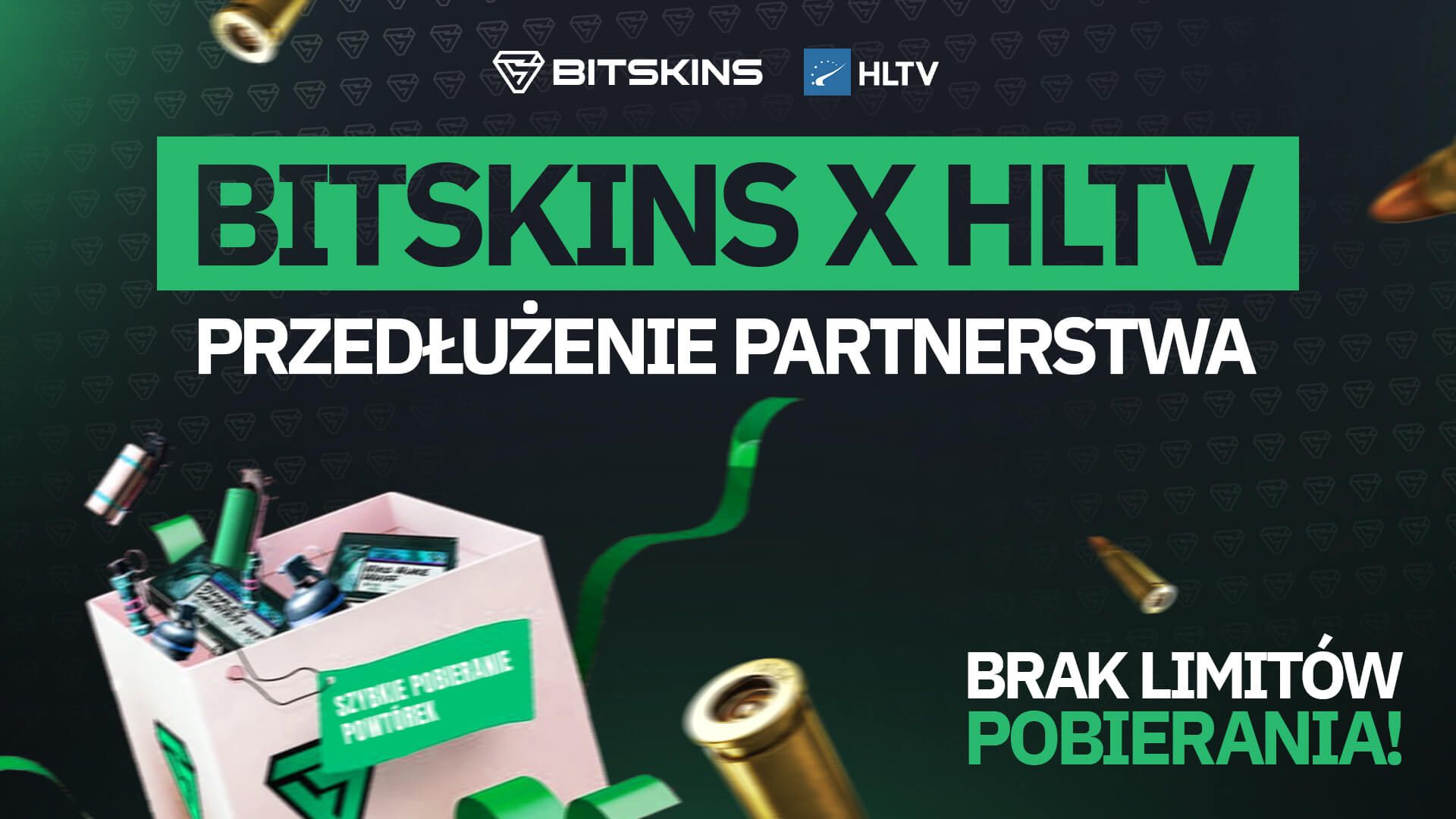 [PL] Koniec z limitami! BitSkins przedłuża współpracę z HLTV.org