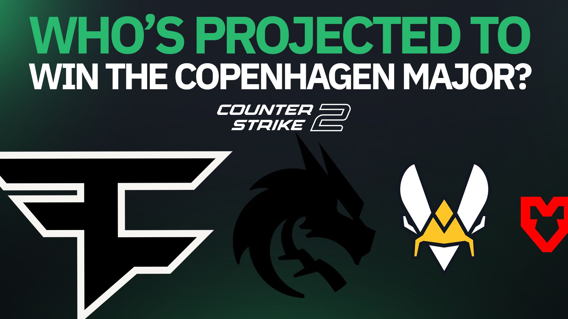 Who Is Projected to Win The First CS2 Major: Copenhagen 2024 Major Favorites