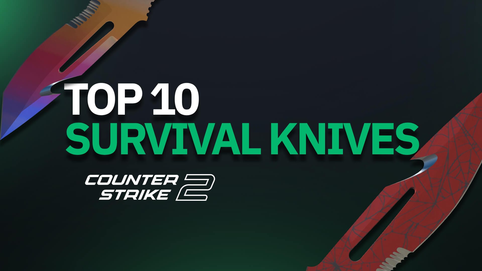 Top 10 Survival Knives CS2 Skins