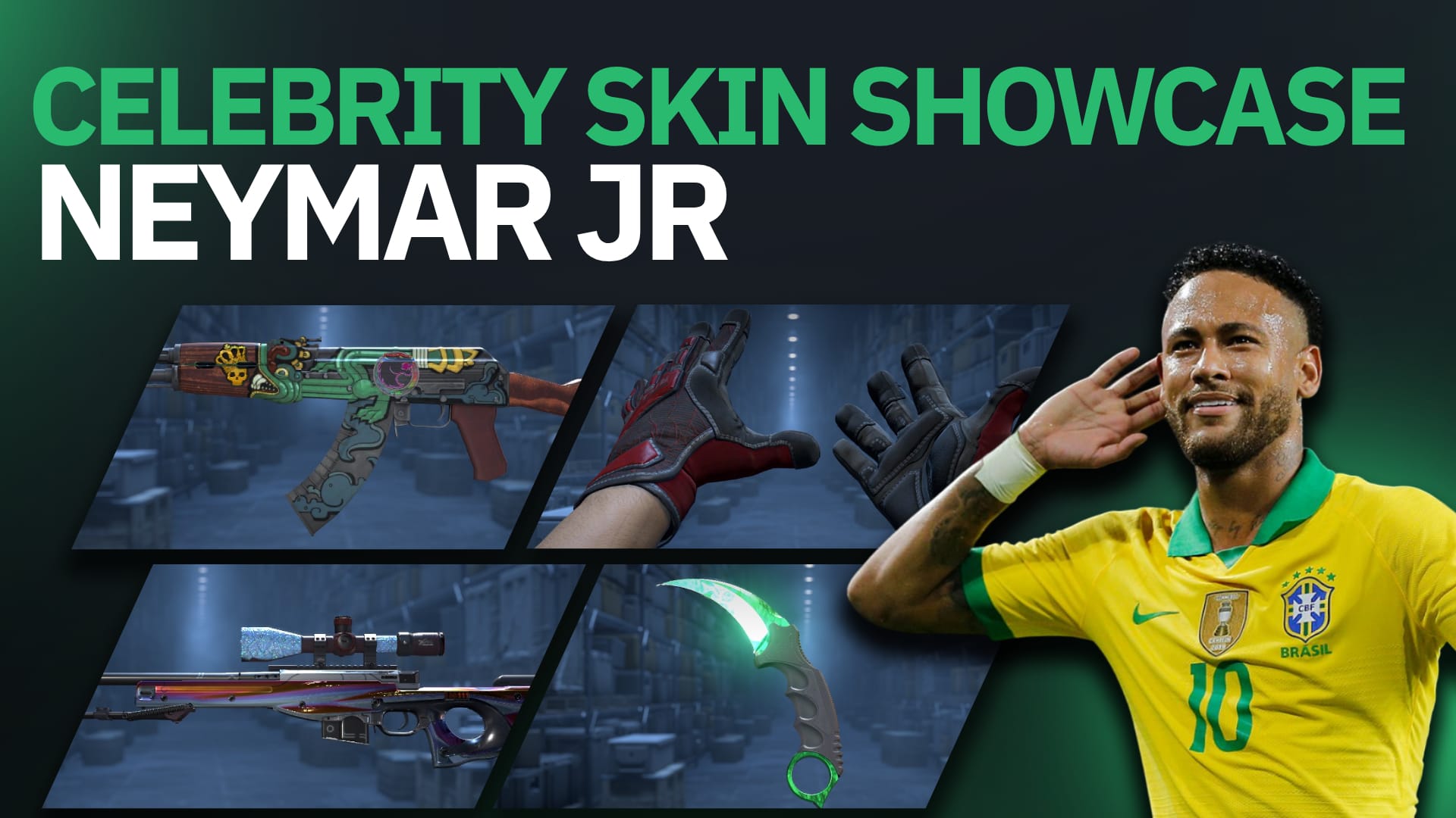 Celebrity Skin Showcase: Neymar Jr