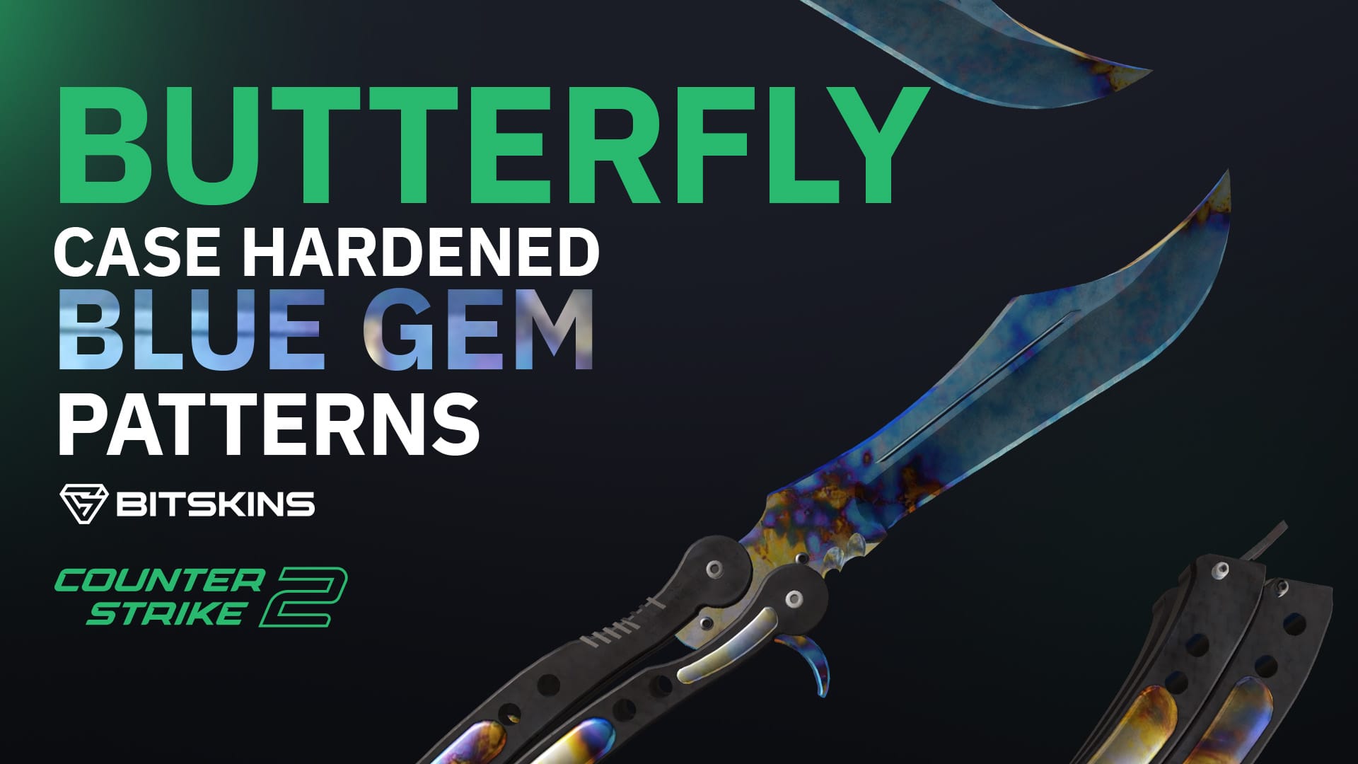 Butterfly Knife | Case Hardened Blue Gem Pattern Guide