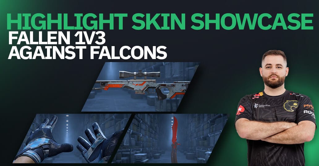 Highlight Skin Showcase: FalleN 1v3 against Falcons