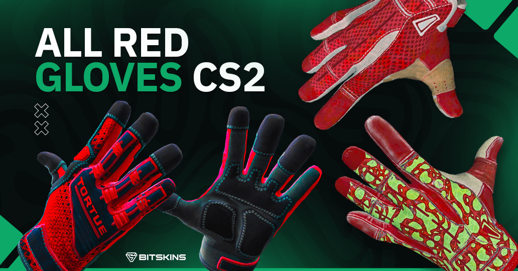 All Red Gloves CS2