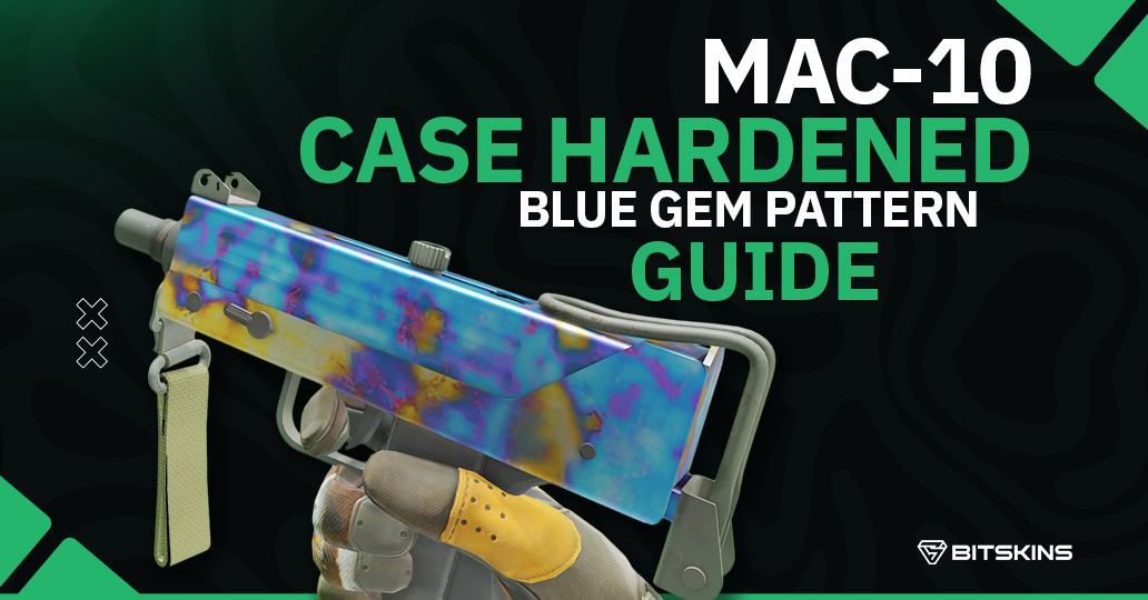 Mac-10 | Case Hardened Blue Gem Pattern Guide