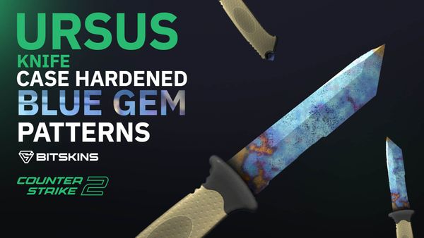 Ursus Knife | Case Hardened Blue Gem Patterns