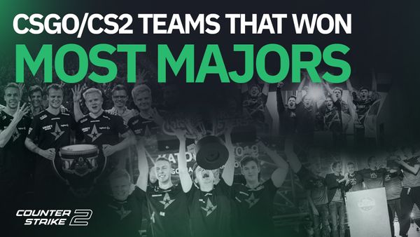 CS2/CS:GO Teams That Have Won the Most Majors