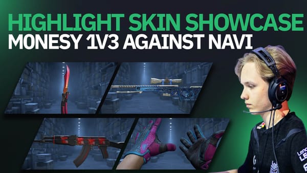 Highlight Skin Showcase: m0NESY 1v3 against NAVI